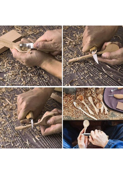 4 Adet Ahşap Oyma Kaşığı Boş Kayın Ağacı Bitmemiş Ahşap El Sanatları Oyma Seti Whittler Başlangıç Için (Yurt Dışından) modelleri