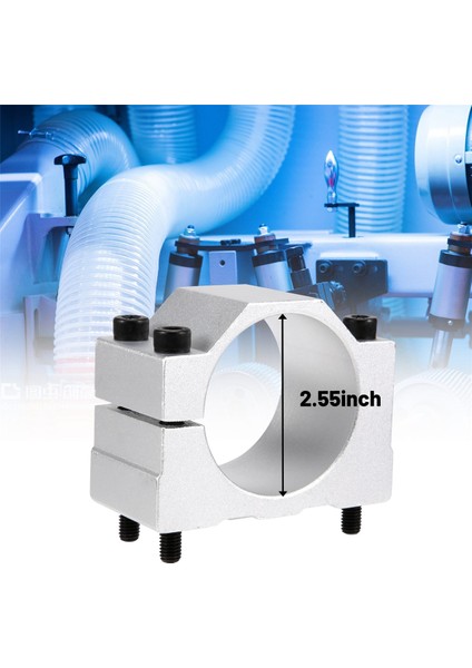 Adet Mili Cnc Freze Makinesi Motoru 4 Vidalı Mili Kelepçe Montaj Braketi 65MM (Yurt Dışından)