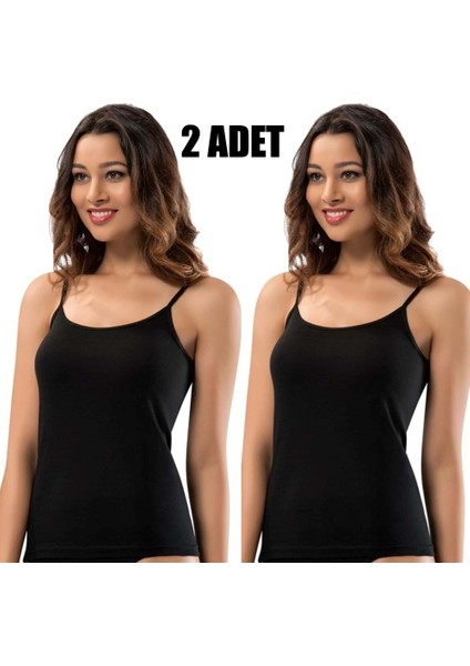 Modal Ip Askılı Bayan Atlet 2'li Paket