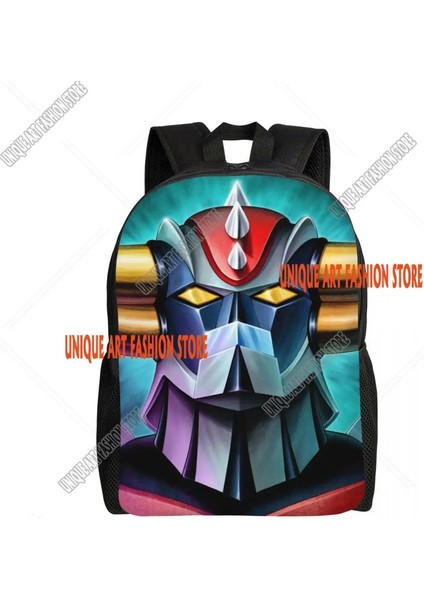 Özel Grendizer Ufo Robot Sırt Çantaları Kadın Erkekler Üniversite Okulu Goldorak Goldorrake Anime Çantaları Için Temel Kitap Çantası Renk: 6/boyut: Sırt Çantası (Yurt Dışından)