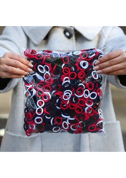 50PCS/ÇANTA Renkli Temel Naylon Ealstic Saç Bağları Kızlar At Kuyruğu Tutma Scrunchie Lastik Band Çocuk Moda Saç Aksesuarları Renk: 2893-28/BEDEN: 50 Adet (Yurt Dışından)