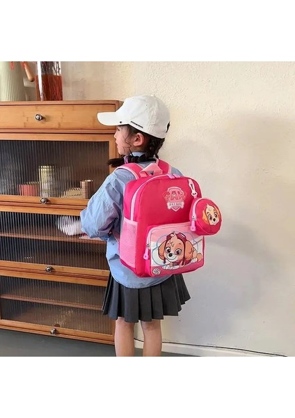 Paw Patrol Backpack Okul Çantası Büyük Kapasiteli Su Geçirmez Okul Çantası Karikatür Sevimli Okul Çantası Çocuk Hediyesi: A (Yurt Dışından)