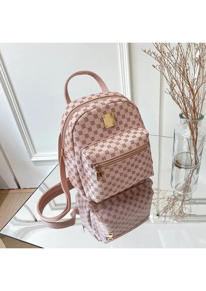 Kadınlar Sırt Çantası Moda Okul Çantaları Kadın Günlük Alışveriş Kızı Backpacks Okul Çantaları Tasarımcı Sırt Çantası: Pembe (Yurt Dışından)