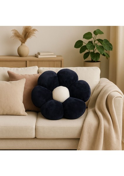 Papatya Kırlent Yastık Minder Dekoratif Kaliteli Ithal Kumaş Yumuşacık