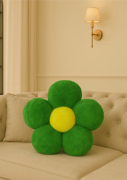 Dekoratif Papatya Kırlent- Yastık - Ithal - Toscano Kumaş -