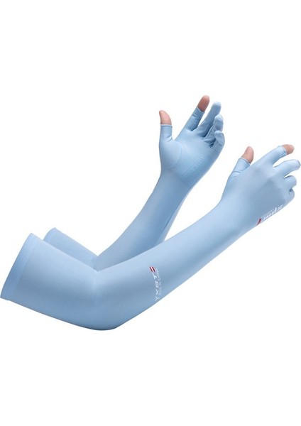 Buz Ipek Güneş Kremi Erkekler ve Kadınlar Yaz Açık Hava Sürüş Bisiklet Balıkçılık Ince Dokunmatik Ekran Kılıfları (Yurt Dışından)