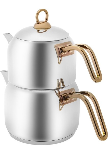 Urban Indüksiyon Tabanlı Midi Çaydanlık Gold (Yurt Dışından)