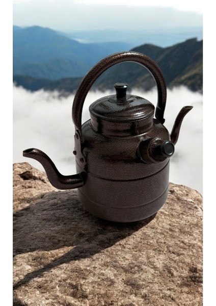 Avcı, Çoban, Kampçı, Çift Taraflı Çaydanlık, Süzekli 4 Litre (Yurt Dışından)