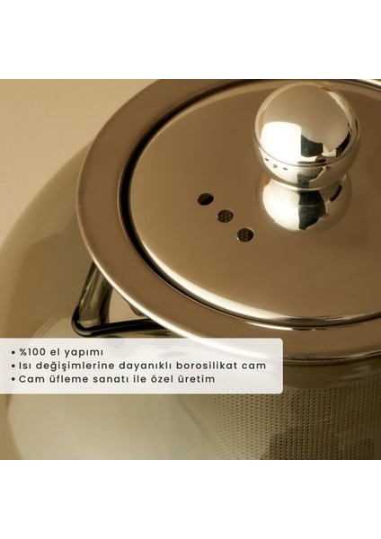 Porky Demlik Gri 1450 cc (Yurt Dışından)