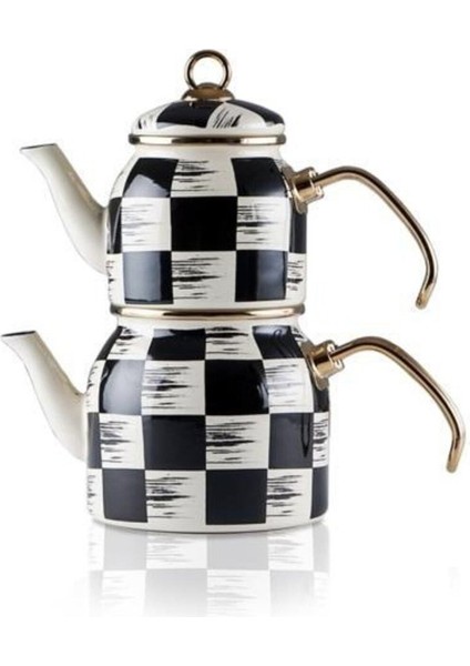 Mini Beyaz Emaye Çaydanlık Takımı, 1,75 L, Şık ve Dayanıklı Tasarım (Yurt Dışından) fiyatları