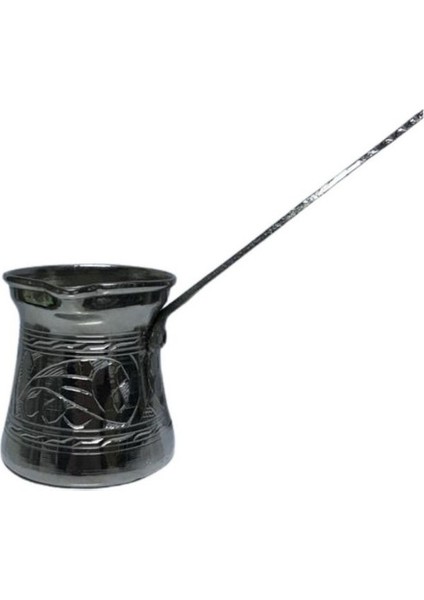 Işlemeli Klasik Cezve No:3 Beyaz (Yurt Dışından)