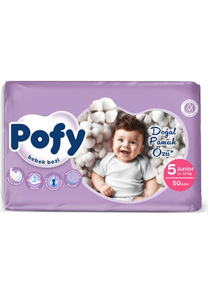 Junior 5 Numara Bebek Bezi 11-18 kg 50 Adet modelleri