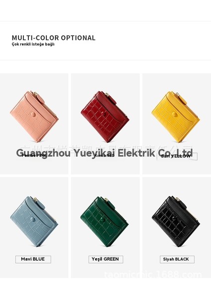 Yeni Taş Desen Moda Çoklu Kart Fermuarlı Cüzdan (Yurt Dışından) indirimleri