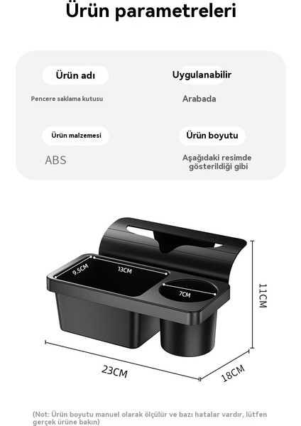 Araç Çok Fonksiyonlu Saklama Kutusu Su Bardağı Sabit Raf (Yurt Dışından) fırsatları