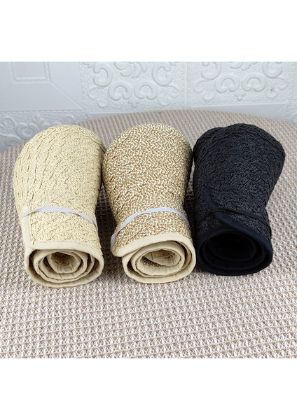 Yaz Boş Kadın Katlanabilir Güneş Koruyucu Hasır Güneş Şapkası (Yurt Dışından) modelleri