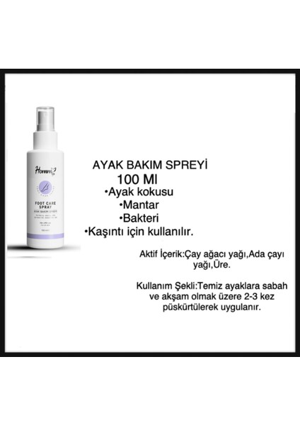 Bitkisel Ayak Koku Giderici Bakım Spreyi fiyatları