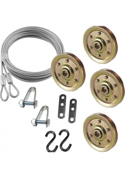 Garaj Kapısı 3 "kasnak ve Kablo Seti Garage Door Pulley Seti (Yurt Dışından) fiyatları