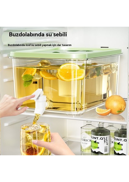 5 Litrelik Soğuk Su Isıtıcısı Buzdolabı Soğuk Içecek Kovası Musluk (Yurt Dışından) fırsatları