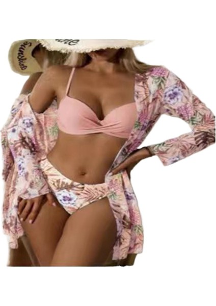 Yeni Sıcak Satış Avrupa ve Amerikan Bölünmüş Mayo Kadın Moda Üç Parçalı Bikini (Yurt Dışından)