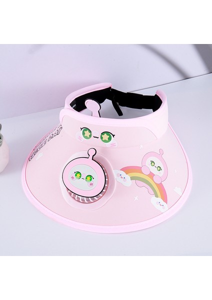 Erkekler ve Kadınlar Için Güneş Koruyucu Güneş Şapkası ile Çocuk Vantilatörü (Yurt Dışından)