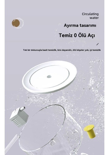 Kedi Çiçek Döngüsü Su Pınarı Otomatik Filtre Malzemeleri (Yurt Dışından) fırsatları