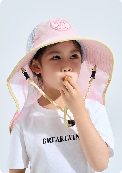 Islık ile Çocuk Boyun Güneş Koruyucu Güneş Şapkası (Yurt Dışından)