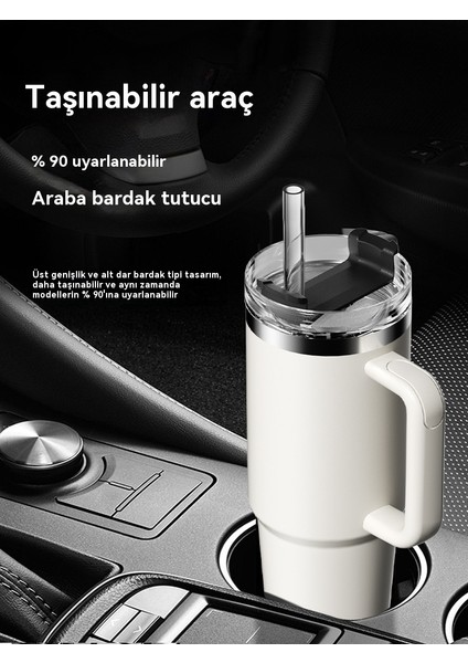Çift Içme Araba Bardak 304 Paslanmaz Çelik Isı Yalıtım Soğutma Su Şişesi (Yurt Dışından)