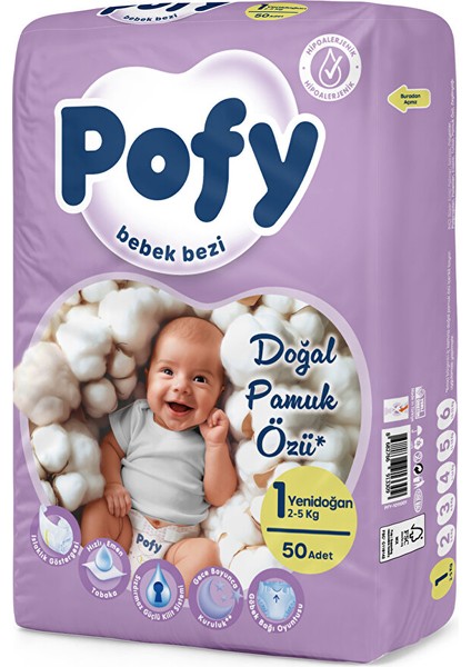 Yenidoğan 1 Bebek Bezi 2-5 kg 50 Adet fiyatları