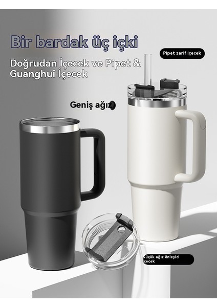 Çift Içme Araba Bardak 304 Paslanmaz Çelik Isı Yalıtım Soğutma Su Şişesi (Yurt Dışından)