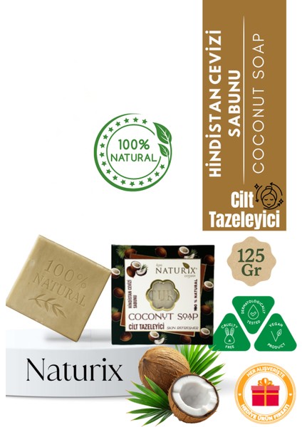 Hindistan Cevizi Sabunu 125 Gr