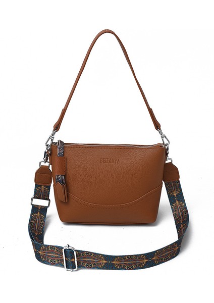 Kadın Omuz Çantası Büyük Kapasiteli Iletişim Çantası Crossbody Çantası (Yurt Dışından)
