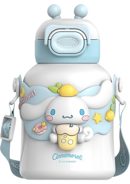 Sanrio Orijinal 316 Paslanmaz Çelik Pipetli Yalıtımlı Su Isıtıcısı Büyük Göbek Fincan (Yurt Dışından)