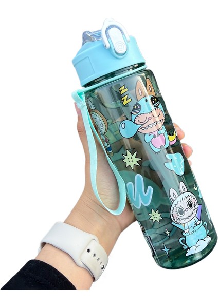 Saman Su Isıtıcısı Öğrenci Ipli Taşınabilir Çekme Bezi Çizgi Film Su Isıtıcısı (Yurt Dışından)