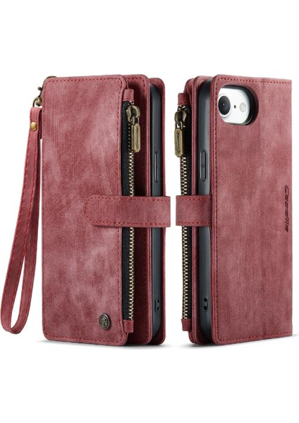 Kart Sahibi Sürücüler Lisans Kartı Yuvaları Kartı ile IPhone 16E Flip Case (Yurt Dışından)