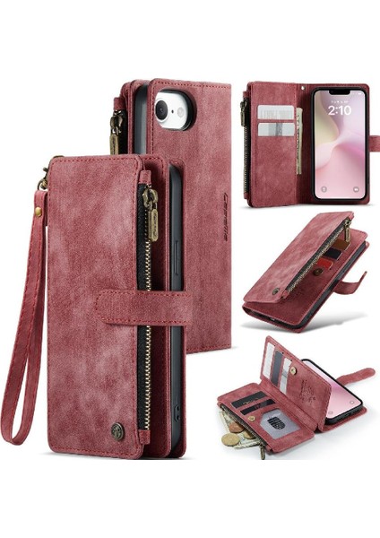 Kart Sahibi Sürücüler Lisans Kartı Yuvaları Kartı ile IPhone 16E Flip Case (Yurt Dışından)