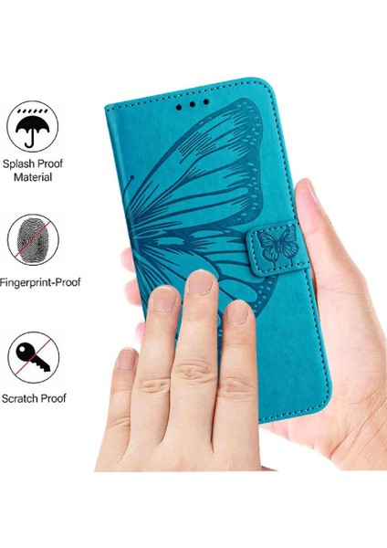 IPhone 17 Premium Deri Kapak Kapak Manyetik Kabartma Kelebek Kılıf (Yurt Dışından) fiyatları