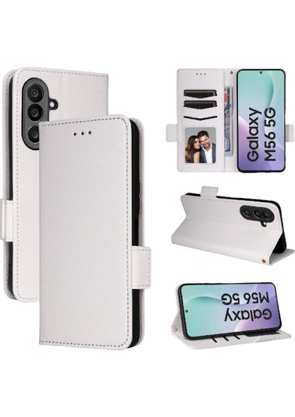 Galaxy M56 Için Flip Case Manyetik Pu Deri Kart Yuvaları Tutucu (Yurt Dışından) fırsatları