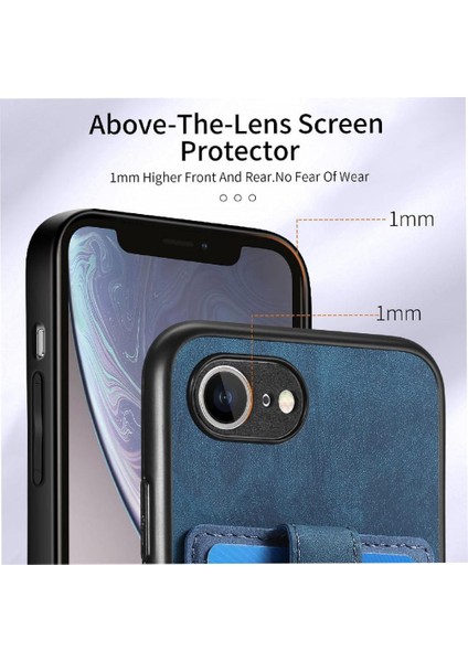 IPhone 16E Crad Yuvası Manyetik Araç Montaj Standı Halka Tutucu Kılıf (Yurt Dışından)