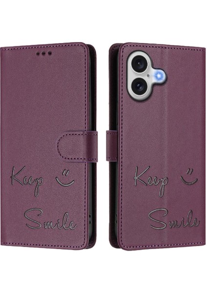 IPhone 17 Kılıf Pu Deri Kapak Çevirin Kart Tutucu Cüzdan Rfıd Engelleme (Yurt Dışından)