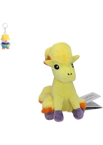 Peluş Küçük 6 Inç Oturan Küçük Ateş At Ponyta Pokemon Oyuncak Bebek (Yurt Dışından)