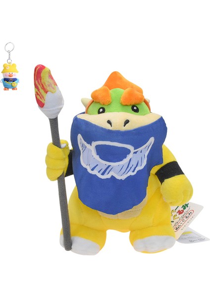 22CM Fırça Ejderha Kuba Ateş Ejderha Iı Peluş Bebek Mario Jr Kuba Bb Çocuk Oyuncak Bebek (Yurt Dışından)