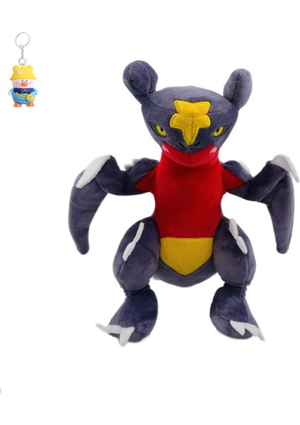 22CM Şiddetli Isırık Kara Köpekbalığı Hammerhead Köpekbalığı Toprak Ejderha Garchomp Plush Canavar Ejderha Peluş Oyuncak (Yurt Dışından)