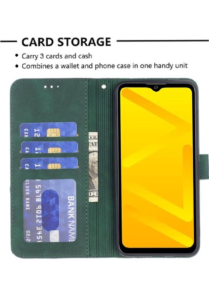 IPhone 16E Manyetik Koruyucu Darbeye Dayanıklı Kart Tutucu Pu Flip Case (Yurt Dışından)