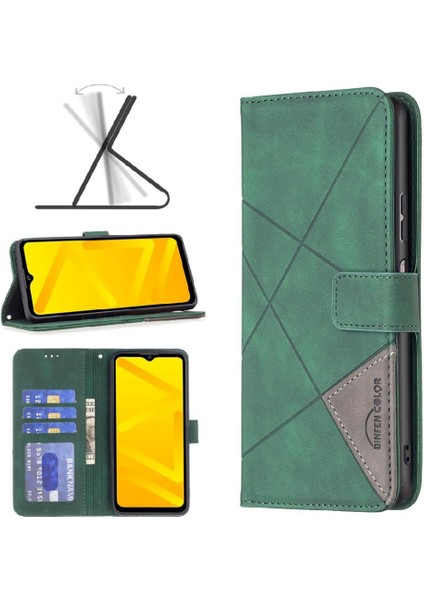 IPhone 16E Manyetik Koruyucu Darbeye Dayanıklı Kart Tutucu Pu Flip Case (Yurt Dışından)