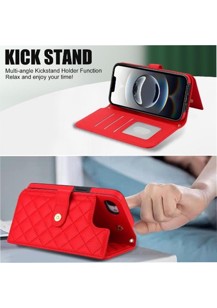 IPhone Kart Yuvaları Premium Koruma ile 5 16E Crossbody Tarzı Kılıf (Yurt Dışından)