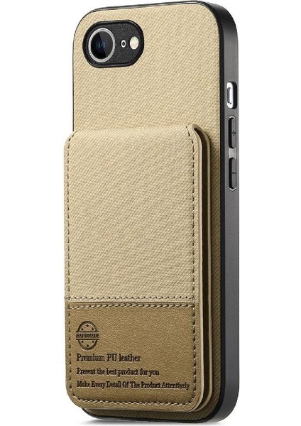 IPhone 16E Telefon Kılıfı Deri Çanta Cüzdan Rfıd Engelleme ile Uyumlu (Yurt Dışından)