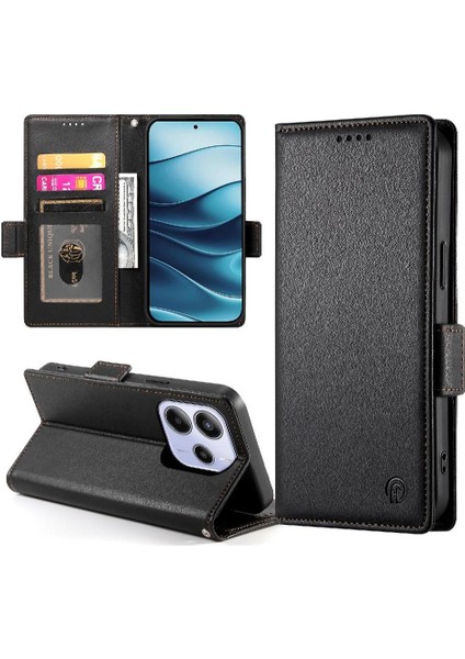 Redmi Note 14 4g Kartvizit Yuvaları Günlük Kullanım Cüzdanı Için Flip Case (Yurt Dışından)
