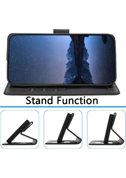 IPhone 16 Pro Max Klasik Tarzı Flip Case Kart Tutucu ile Uyumlu (Yurt Dışından)