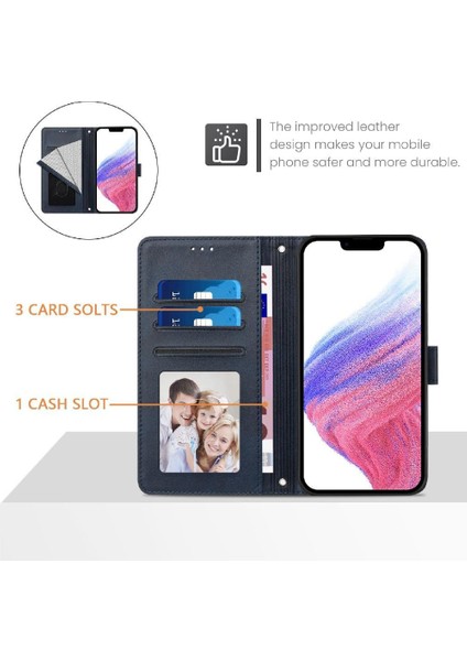IPhone 14 Plus Klasik Tarzı Flip Case Manyetik Kapatma ile Uyumlu (Yurt Dışından)