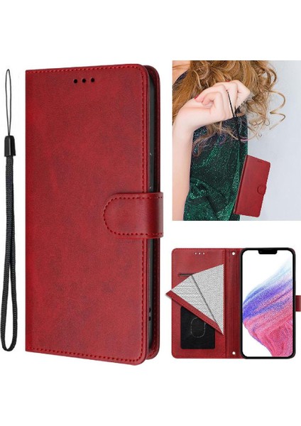 IPhone 14 Pro Max Klasik Tarzı Flip Case Kart Tutucu ile Uyumlu (Yurt Dışından)